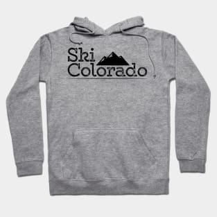 Vintage Ski Colorado T-Shirt Design Hoodie